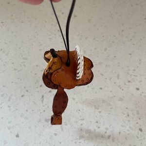 Western Leather Saddle Ornament Cowgirl Country